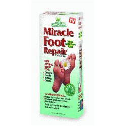  Miracle Foot Repair 8 Oz., Miracle Foot Repair Foot Cream with 60% Pure Aloe Vera Gel from Miracle of Aloe For Dry, Cracked, Itching Feet If you have dry, cracked, or itchy feet, don't wait another day to try our aloe foot repair cream.