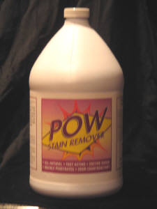 POW,The magic stain remover and odor eliminator.