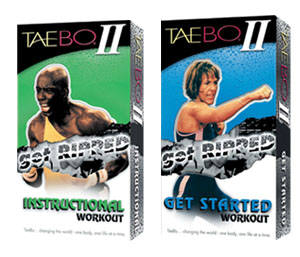 Taebo 2 Get Ripped Instruction, $21.95, Theyll sweat like never before as TAEBO 2 motivates and guides followers through the ultimate total body workout